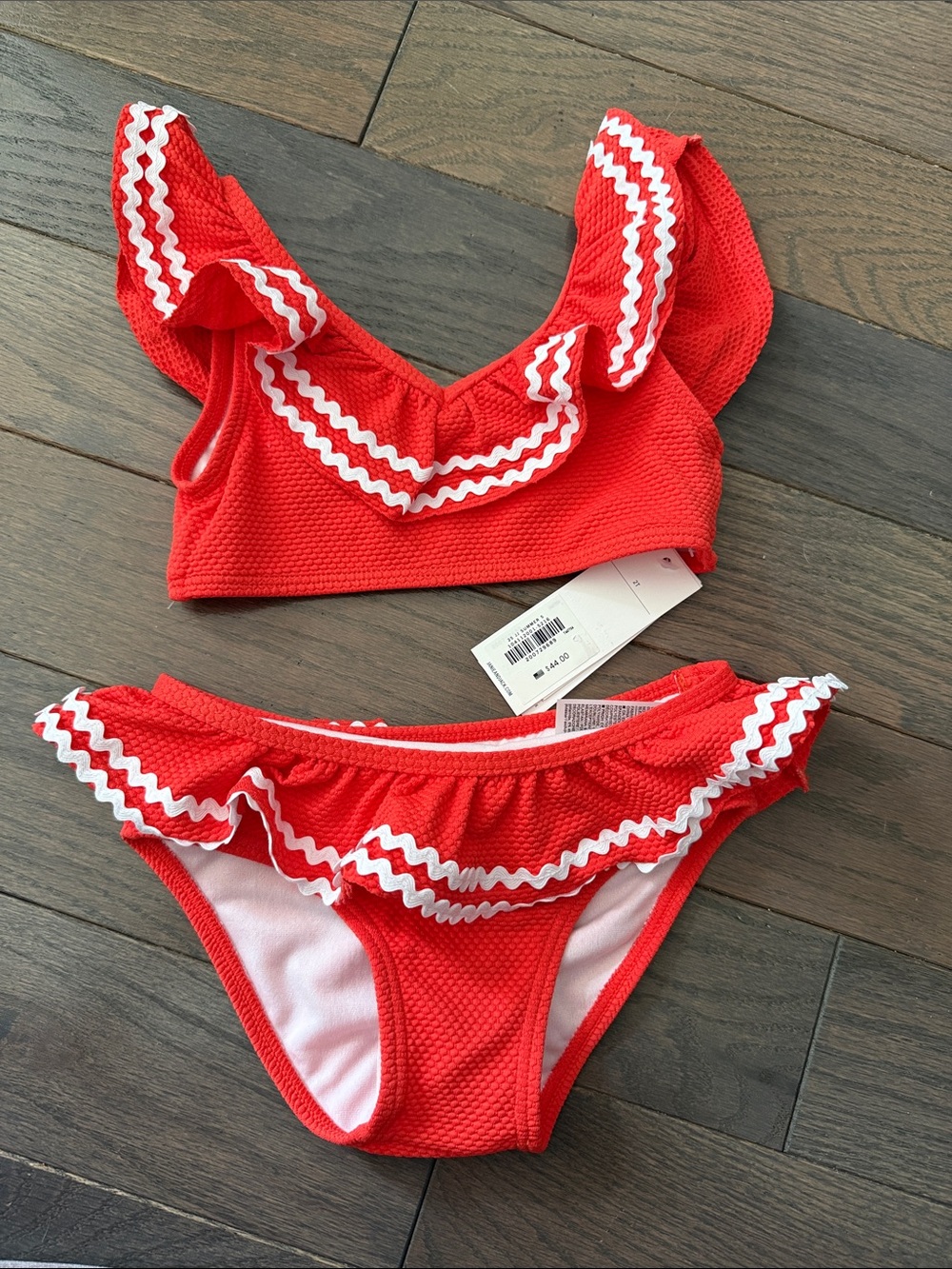 Janie and Jack Ruffle Two-Piece Swimsuit 2T NWT